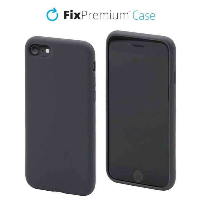 Θήκη Silicone για iPhone 7, 8, SE 2020 & SE 2022 | Διαστημικό Γκρί | Space Grey | FixPremium