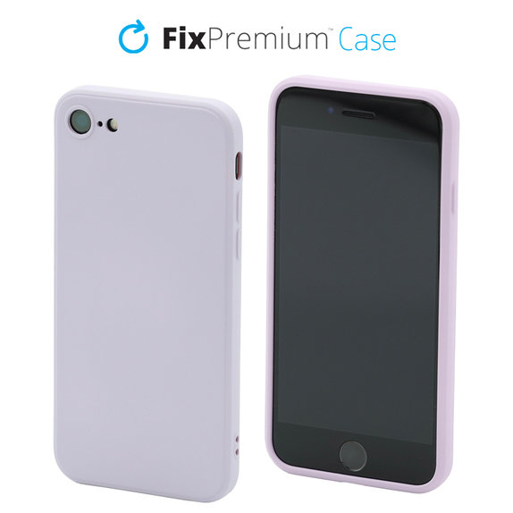 Θήκη σιλικόνης για iPhone 7, 8, SE 2020 & SE 2022, Μωβ, Purple, FixPremium