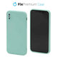 Θήκη σιλικόνης για iPhone X & XS, Ανοιχτό Κυανό, Light Cyan, FixPremium