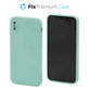 Θήκη σιλικόνης για iPhone X & XS, Ανοιχτό Κυανό, Light Cyan, FixPremium