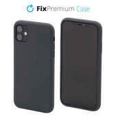 Θήκη σιλικόνης για iPhone 11, Διαστημικό Γκρί, Space Grey, FixPremium