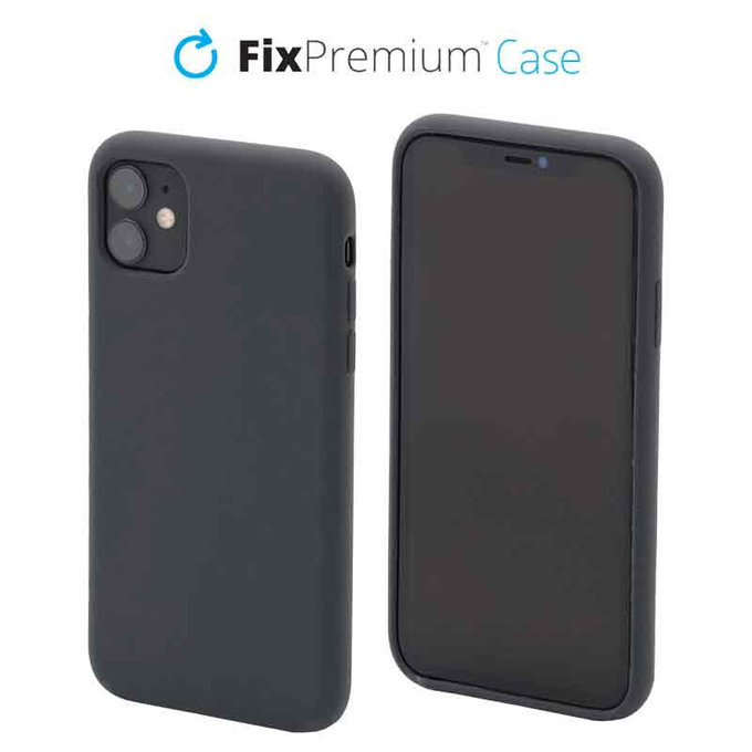 Θήκη Silicone για iPhone 11 | Διαστημικό Γκρί | Space Grey | FixPremium