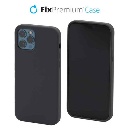 Θήκη Silicone για iPhone 12 Pro | Διαστημικό Γκρί | Space Grey | FixPremium