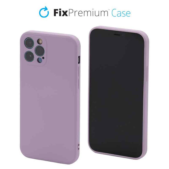 Θήκη σιλικόνης για iPhone 12 Pro, Μωβ, Purple, FixPremium