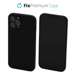 Θήκη Silicone για iPhone 12 Pro Max | Μαύρο | Black | FixPremium