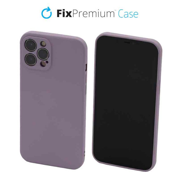 Θήκη σιλικόνης για iPhone 12 Pro Max, Μωβ, Purple, FixPremium