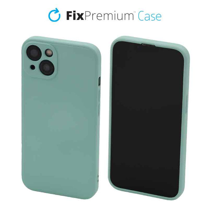Θήκη σιλικόνης για iPhone 13, Ανοιχτό Κυανό, Light Cyan, FixPremium