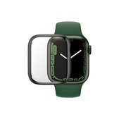 Προστατευτικό Γυαλί για Apple Watch 7, 8, 9 41mm, Full Body AB, Μαύρο, Black, PanzerGlass