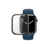 Προστατευτικό Γυαλί για Apple Watch 7, 8, 9 45mm, Full Body AB, Μαύρο, Black, PanzerGlass