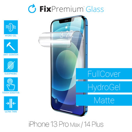 Υδροgel Ματ - Προστατευτικό Οθόνης για iPhone 13 Pro Max | 14 Plus | FixPremium