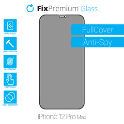 Privacy Anti-Spy Glass - Προστατευτικό Γυαλί για iPhone 12 Pro Max | FixPremium