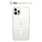 Θήκη σιλικόνης με MagSafe για iPhone 12 & 12 Pro, Transparent, FixPremium