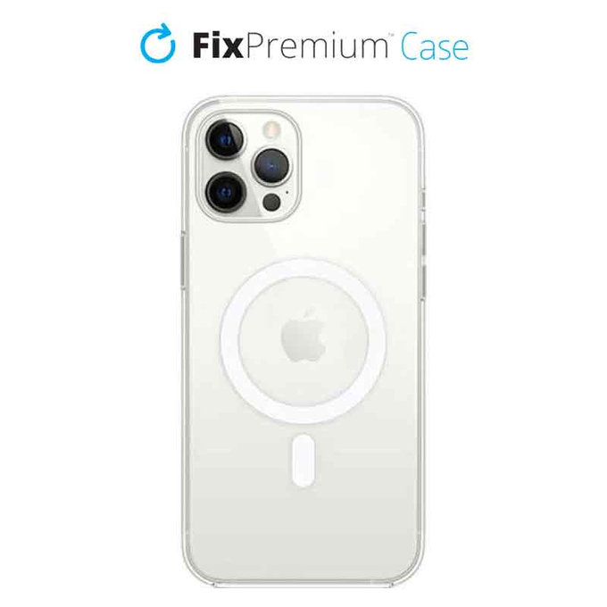 Θήκη Silicone με MagSafe για iPhone 12 Pro Max | Transparent | FixPremium