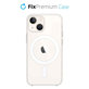 Θήκη σιλικόνης με MagSafe για iPhone 13 mini, Transparent, FixPremium
