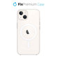 Θήκη σιλικόνης με MagSafe για iPhone 13 & 14, Transparent, FixPremium