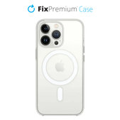 Θήκη σιλικόνης με MagSafe για iPhone 13 Pro, Transparent, FixPremium