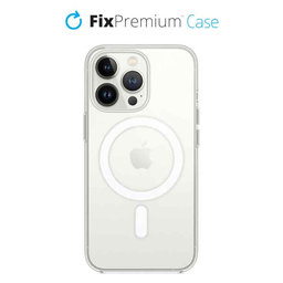 Θήκη Silicone με MagSafe για iPhone 13 Pro Max | Transparent | FixPremium