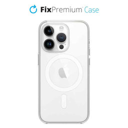 Θήκη Silicone με MagSafe για iPhone 14 Pro | Transparent | FixPremium