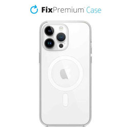 Θήκη σιλικόνης με MagSafe για iPhone 14 Pro Max, Transparent, FixPremium