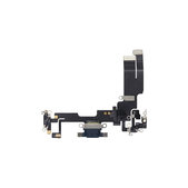 Επαφές Φόρτισης + Καλώδιο Flex για iPhone 14 | Μαυρομπλέ | Midnight