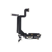 Επαφές Φόρτισης + Καλώδιο Flex για iPhone 14 Pro Max | Ασημί | Silver