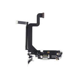 Επαφές Φόρτισης + Καλώδιο Flex για iPhone 14 Pro Max | Ασημί | Silver