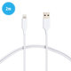 Καλώδιο Lightning / USB, 2 m, συμβατό με Apple, bulk