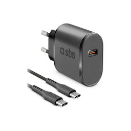 Αντάπτορας Φόρτισης USB-C 65W PD, μαύρος | SBS