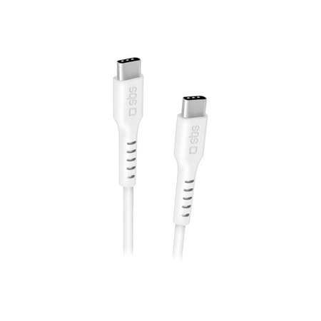 Καλώδιο USB-C / USB-C με PowerDelivery 100W (1.5m) | Λευκό | White | SBS