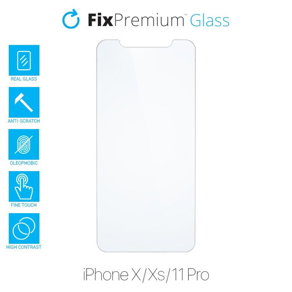 Προστατευτικό Γυαλί για iPhone X, XS, 11 Pro, FixPremium