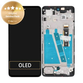 Συγκρότημα οθόνης για Motorola Moto G72, XT2255, Meteorite Gray, Service Pack