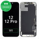 Οθόνη In-Cell HD+ για iPhone 12, 12 Pro, Αφής με πλαίσιο