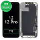 Οθόνη In-Cell HD+ για iPhone 12, 12 Pro, Αφής με πλαίσιο