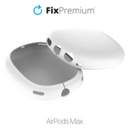 Θήκη Σιλικόνης για AirPods Max | Λευκό | White | FixPremium