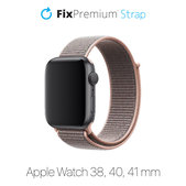 Nylon Λουράκι για Apple Watch | 38mm | 40mm | 41mm | Ροζ | Pink | FixPremium
