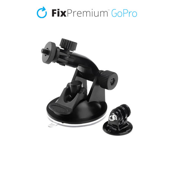 Θήκη Mount για GoPro με Σούκσιον | Μαύρο | Black | FixPremium