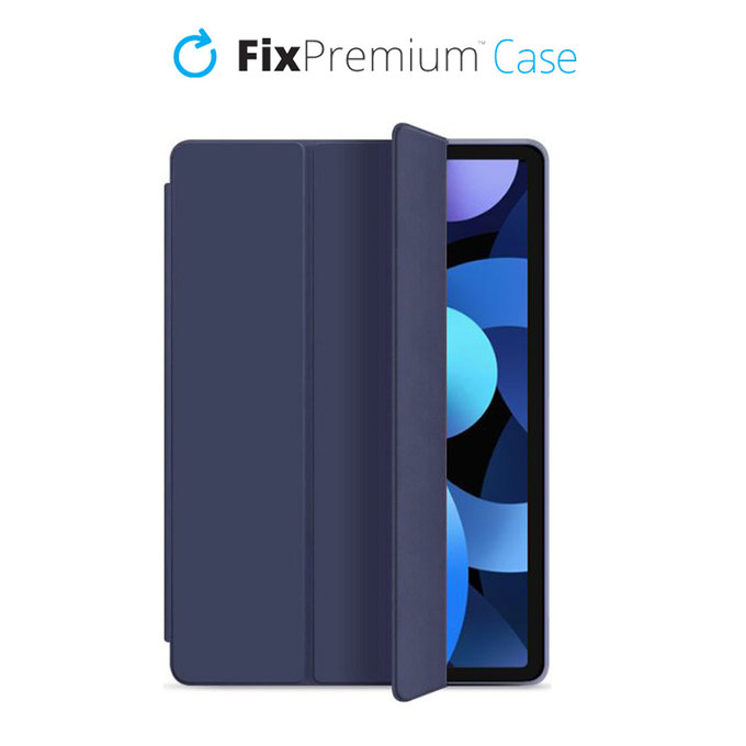 Θήκη Σιλικόνης Flip για iPad Air (4η, 5η Γενιά), Μπλε | Blue | FixPremium