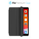 Θήκη Σιλικόνης Flip για iPad 10.2 (7η, 8η, 9η Γενιά), Μαύρο | Black | FixPremium
