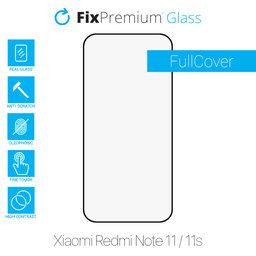 FullCover Glass - Προστατευτικό Γυαλί για Xiaomi Redmi Note 11 | 11S | FixPremium