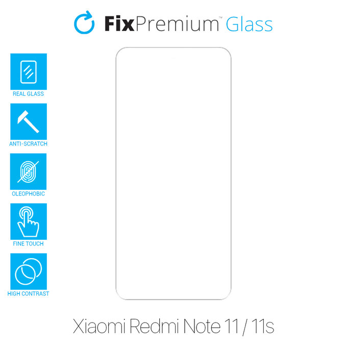 Προστατευτικό Γυαλί για Xiaomi Redmi Note 11 | 11S | FixPremium