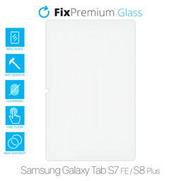 Προστατευτικό Γυαλί για Samsung Tab S7 FE, S8 Plus, FixPremium Glass