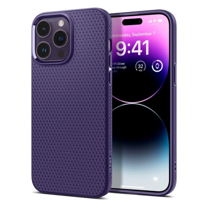 Θήκη Liquid Air για iPhone 14 Pro |  Deep Purple | Spigen