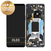 Συγκρότημα οθόνης για Sony Xperia 5 IV, XQ-CQ54, Μαύρο, Black, Service Pack