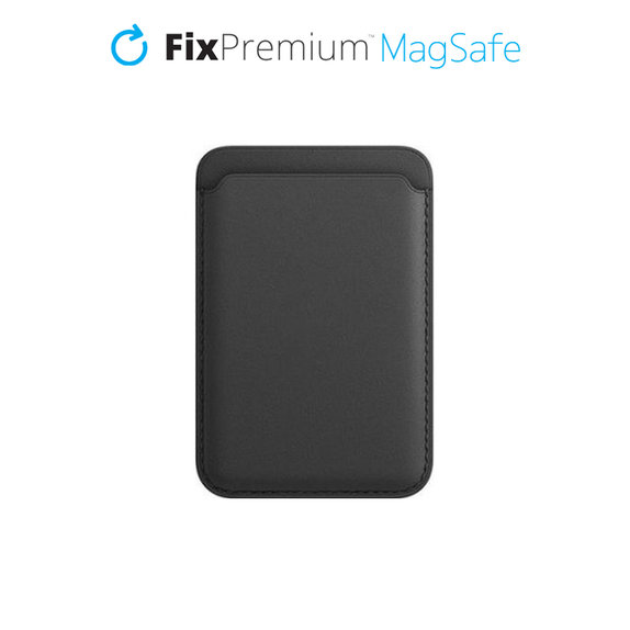 Θήκη MagSafe Wallet, Μαύρο, Black, FixPremium