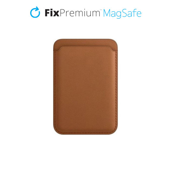 Θήκη MagSafe Wallet, Καφέ, Brown, FixPremium
