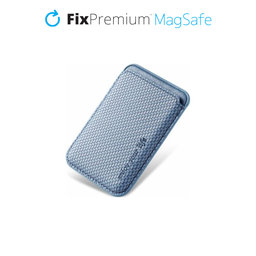Θήκη MagSafe Carbon Wallet | Μπλε | Blue | FixPremium
