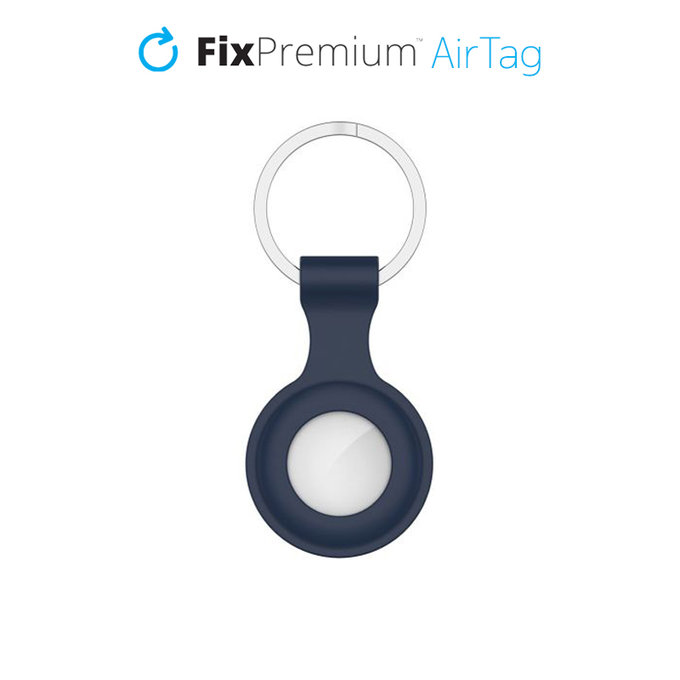 Μπρελόκ Σιλικόνης για AirTag | μπλε | blue | FixPremium
