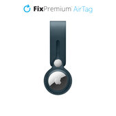 Μπρελόκ Δερμάτινο για AirTag | μπλε | blue | FixPremium