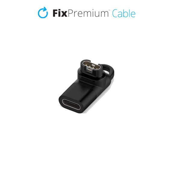 Αντάπτορας USB-C για Θύρα Garmin για Watch | μαύρο | Black | FixPremium