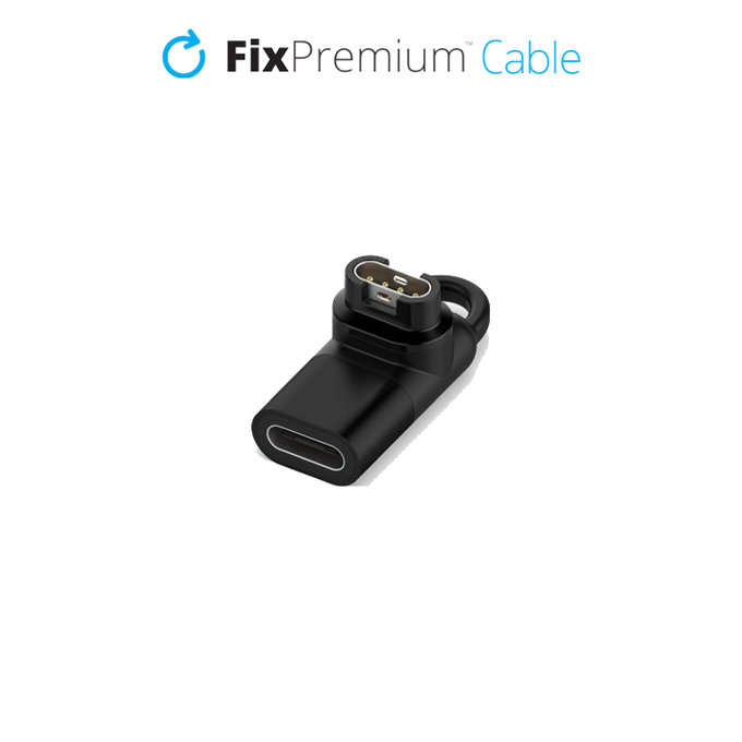 Αντάπτορας USB-C για Θύρα Garmin για Watch | μαύρο | Black | FixPremium